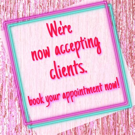 ️WE'RE NOW ACCEPTING .